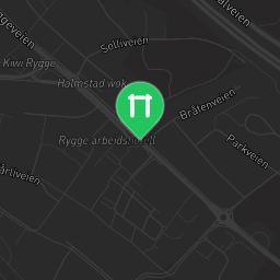 Map showing where Rygge - Outdoor Exercise Gym - Halmstad Aktivitetspark is
