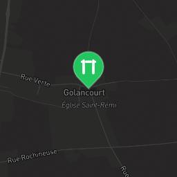 Map showing where Outdoor Gym Golancourt is