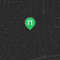 Map showing where Calafell - Calisthenics Park - Spartan Buildings is