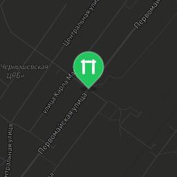 Map showing where Chernyshevskoe - Street Workout Park - 673462 is
