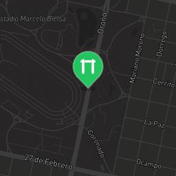 Map showing where Barras Plaza Libertad is