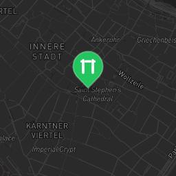 Map showing where Calisthenics spot Vienna is