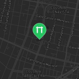 Map showing where Mexico City - Outdoor Gym - Plaza San Juan is