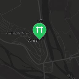 Map showing where Barras al aire libre Aínsa-Sobrarbe is