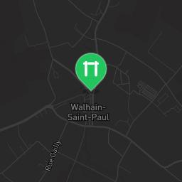 Map showing where Outdoor Gym Walhain is