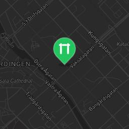 Map showing where Outdoor Fitness Kapellgärdsparken is