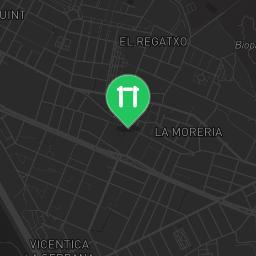 Map showing where Valencia (Mislata) - Street Workout Park - Parque de la Canaleta is