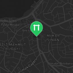 Map showing where Bodyweight gym - Üsküdar - Calisthenics workout is