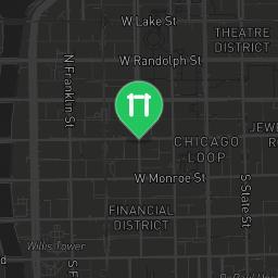 Map showing where Chicago - Calisthenics Park - Burnham Park is