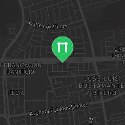 Map showing where Outdoor fitness training - Jose Luis Bustamante Y Rivero - Calisthenics workout is