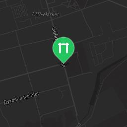 Map showing where Vovchansk - Street Workout Park - Площа Смільского is