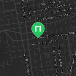 Map showing where Public gym park - Ponta Grossa - Calisthenics workout is