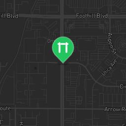 Map showing where Outdoor fitness training - Rancho Cucamonga - Calisthenics workout is