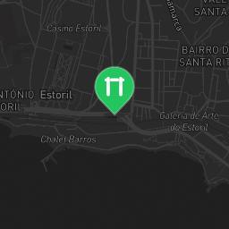 Map showing where Outdoor Gym Estoril is