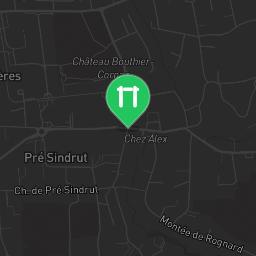 Map showing where Outdoor fitness training - Chaponnay - Calisthenics workout is