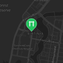 Map showing where Kawana lake park is