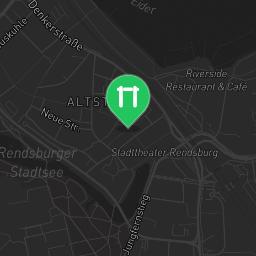 Map showing where Rendsburg - Parkour Park - Grüne Mitte is