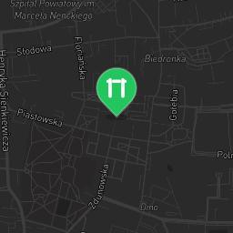 Map showing where Outdoor fitness - Krotoszyn - Calisthenics workout is