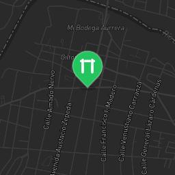 Map showing where Outdoor fitness - Yurécuaro - Calisthenics workout is
