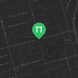 Map showing where Outdoor Gym Sydney is