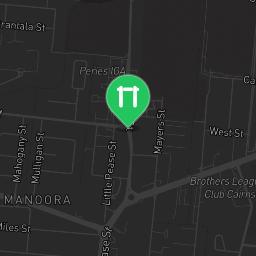 Map showing where Cairns (Manoora) -,Outdoor Pull Up Bars - Woodward Park is