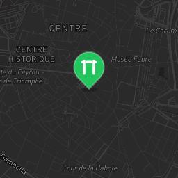 Map showing where Montpellier - Outdoor Fitness Trail - Cité Universitaire Triolet is