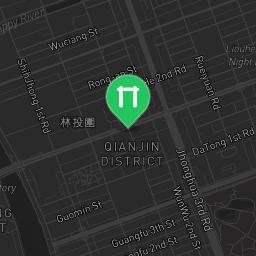 Map showing where Kaohsiung City - Outdoor Pull Up Bars - Central Park is