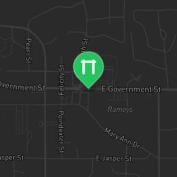 Map showing where Bodyweight fitness - Brandon - Calisthenics workout is