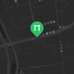 Map showing where Beijing - Outdoor Fitness Corner - Wangzhuang Park is