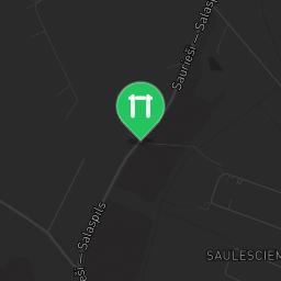 Map showing where Outdoor Fitness Salaspils is