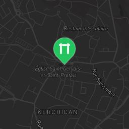 Map showing where Saint-Avé - Outdoor Exercise Trail - Rue du Lavoir is