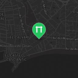 Map showing where Bodyweight training - Benidorm - Calisthenics workout is