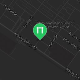 Map showing where Outdoor fitness - Kostiantynivka - Calisthenics workout is