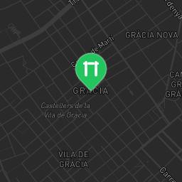 Map showing where Outdoor calistheinics bars Sagrera is