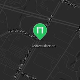 Map showing where Ashwaubenon - Outdoor fitness station - Klipstine Park is