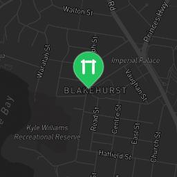 Map showing where Sydney (Blakehurst) - Outdoor Exercise Gym - Stuart Park is