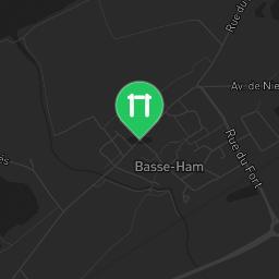 Map showing where Basse-Ham - Outdoor Gym - Rue Du Stade is