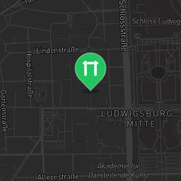 Map showing where Fitness Park Ludwigsburg is