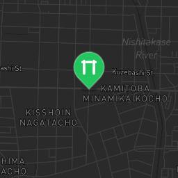 Map showing where Outdoor workout - Kyoto - Calisthenics workout is