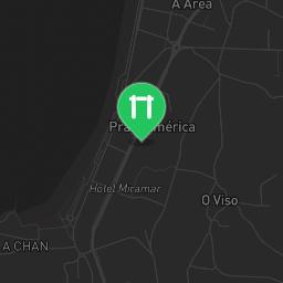 Map showing where Outdoor workout - Nigrán - Calisthenics workout is