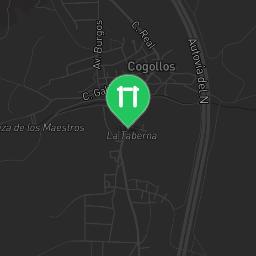 Map showing where Outdoor fitness training - Cogollos - Calisthenics workout is