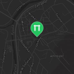 Map showing where Street Workout Park - Turzovka is