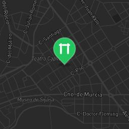 Map showing where Bodyweight gym - Cieza - - Calisthenics workout is