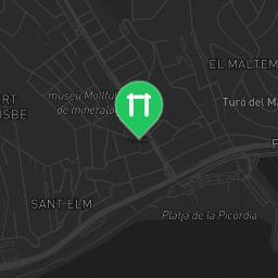 Map showing where Bodyweight workout - Arenys de Mar - Calisthenics workout is
