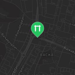 Map showing where Bodyweight gym - Backa - Calisthenics workout is