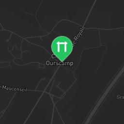 Map showing where Outdoor fitness - Chiry-Ourscamp - Calisthenics workout is