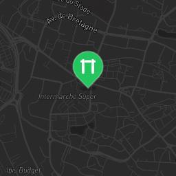 Map showing where Bodyweight fitness - Chantepie - Calisthenics workout is