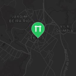 Map showing where Outdoor workout - Ribeirão Grande - Calisthenics workout is