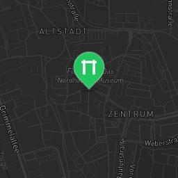 Map showing where Nordhausen - Calisthenics & Street Workout Spot is