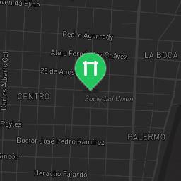 Map showing where Outdoor fitness training - San Carlos - Calisthenics workout is